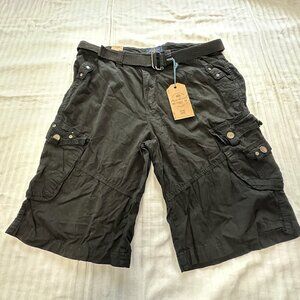 ❄️  NWT ACROSS THE POND MENS COTTON CARGO SHORTS SIZE 36 ❄️
